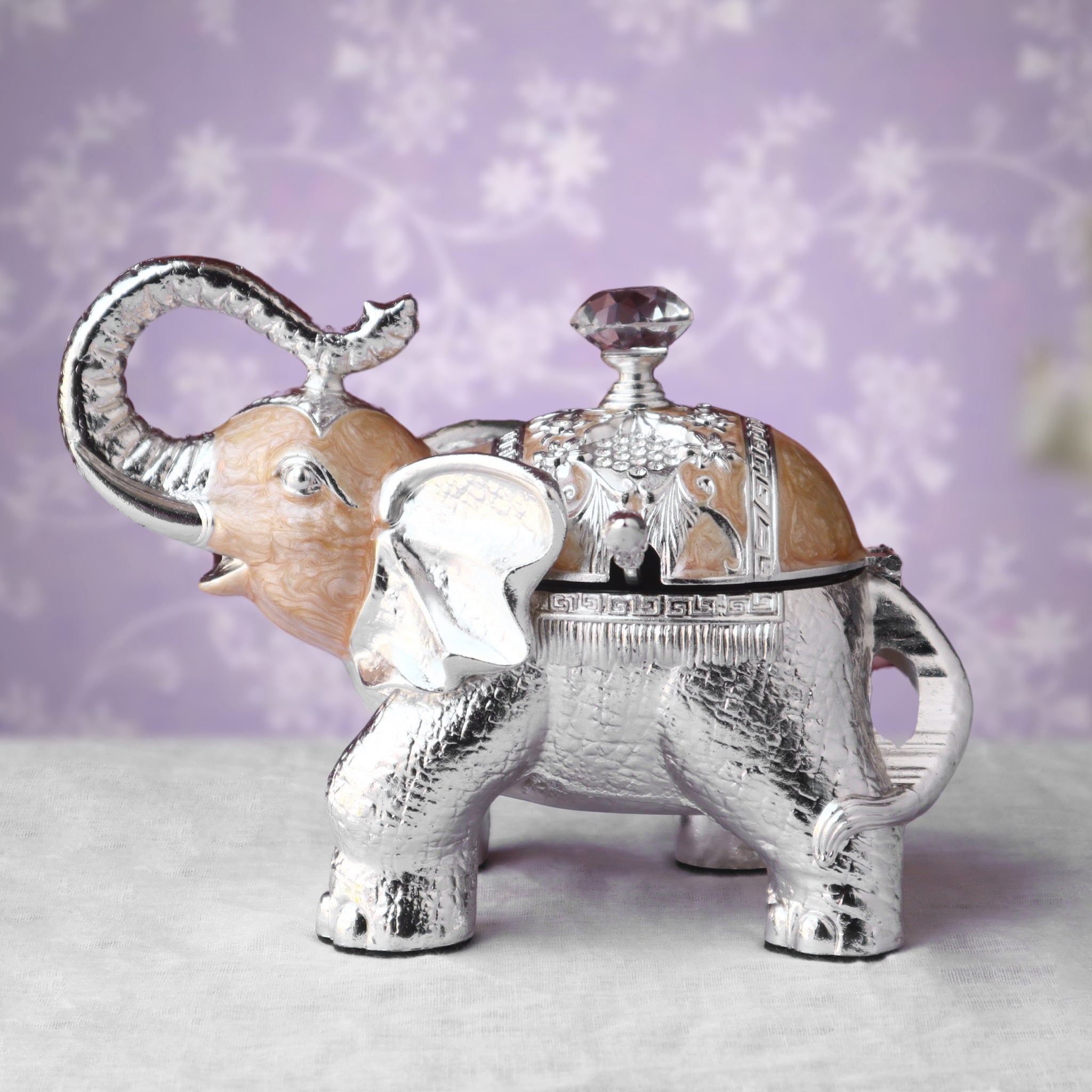 Enamel Sugar Pot - Elephant shape